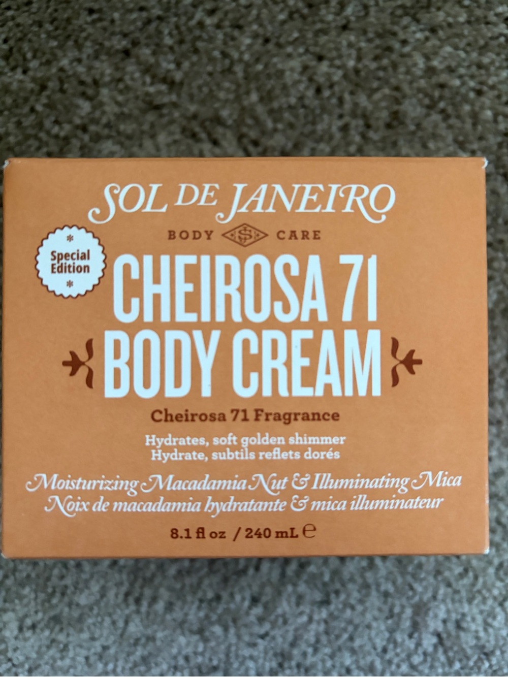 Sol de Janeiro Cheirosa 71 Body Cream 8.1 oz
Special Edition Golden Shimmer